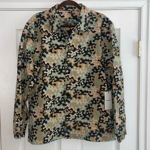 NWT Students Fletchers Camo Jacket Golf apparel man’s large